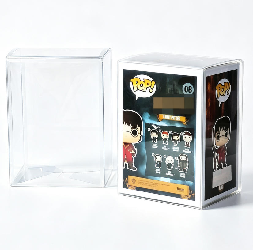 4 寸 Funko Pop 手办 PET 透明保护壳 防紫外线抗发黄 尺寸印刷可定制收藏展示盒